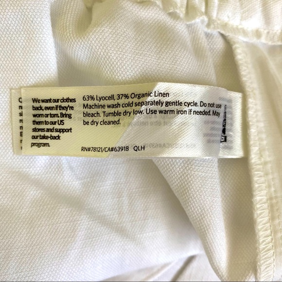 Eileen Fisher Tencel & Linen Slub Straight Pants L - Picture 11 of 11